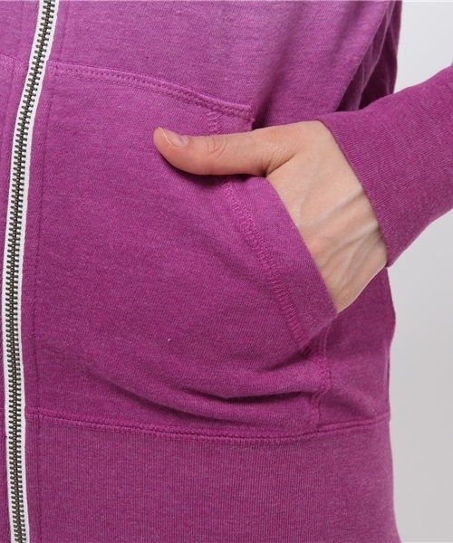 NIKE SPORTSWEAR（ナイキスポーツウェアー）の「ウィメンズ ナイキ グラデーション ジップパーカー NIKE GYM VINTAGE FZ HOODY-D WMNS 684883（パーカー・レディース・パープル/オレンジ/ライトブルー・SMALL/MEDIUM）」の13枚目の写真