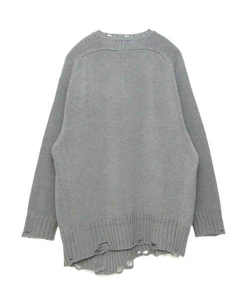 Undercoverism（アンダーカバイズム）の「UI1C4902（ニット/セーター・メンズ・トップグレー/ブラック・3/2）」の6枚目の写真