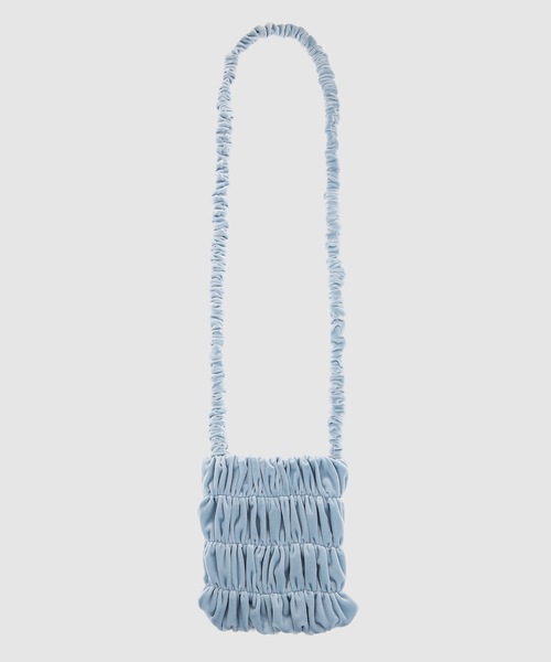 LOW CLASSIC(ロウ クラシック)の「VELVET MINI BAG(ショルダーバッグ・レディース・スカイブルー・ONE SIZE)」の1枚目の写真