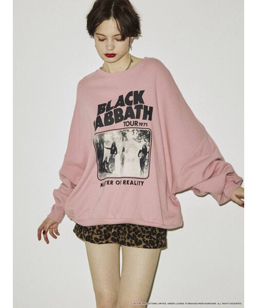 jouetie（ジュエティ）の「BLACKSABBATH ルーズプルオーバー