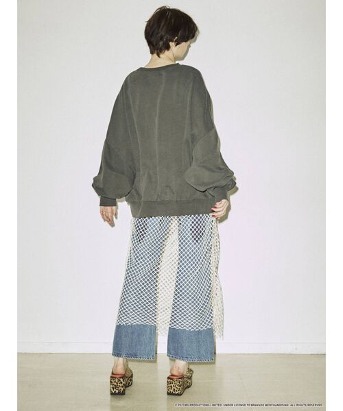 jouetie（ジュエティ）の「BLACKSABBATH ルーズプルオーバー【コラボ/スウェット】（スウェット・レディース・ブラック/ピンク/アイボリー・MEDIUM）」の16枚目の写真