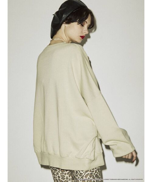 jouetie（ジュエティ）の「BLACKSABBATH ルーズプルオーバー【コラボ/スウェット】（スウェット・レディース・ブラック/ピンク/アイボリー・MEDIUM）」の21枚目の写真