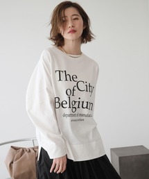frames RAY CASSIN | WEB限定 袖切替ロゴロンT(Tシャツ/カットソー)