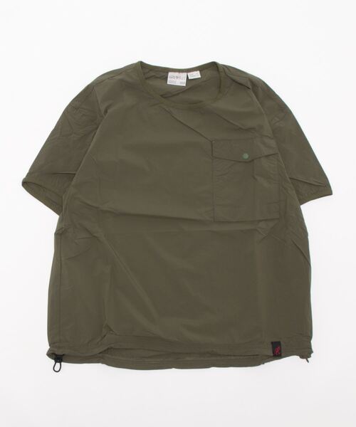 Gramicci（グラミチ）の「《Gramicci》PACKABLE CAMP TEE（Tシャツ/カットソー・レディース・オリーブ/ネイビー/モカ/ブラック/ベージュ・MEDIUM/X-LARGE/X-SMALL/SMALL/XX-LARGE）」の4枚目の写真