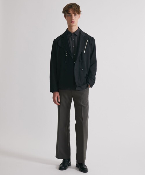 UNITED TOKYO（ユナイテッドトウキョウ）の「ライダースジャケット（テーラードジャケット・メンズ・グレイッシュベージュ/ブラック・1/2）」の3枚目の写真