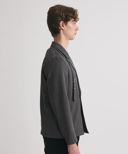 UNITED TOKYO（ユナイテッドトウキョウ）の「ライダースジャケット（テーラードジャケット・メンズ・グレイッシュベージュ/ブラック・1/2）」の20枚目の写真