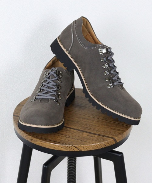 AAA+（サンエープラス）の「軽量 ショートマウンテンブーツ（ブーツ・メンズ・ベージュ系1/ブラック系1/キャメル/ワイン/ブラウン/ダークブラウン/グレー系1/ブラック/ブラウン系1/ダークブラウン系1/ネイビー系1/その他1/ブラック系2・40/42/41/43/39/44）」の5枚目の写真