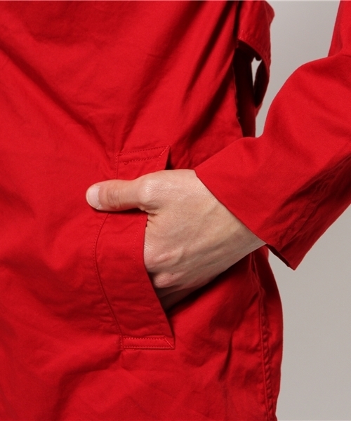 OUTLET（アウトレット）の「【BLOOM&BRANCH】TRENCHCOAT（トレンチコート・メンズ・レッド・MEDIUM）」の8枚目の写真