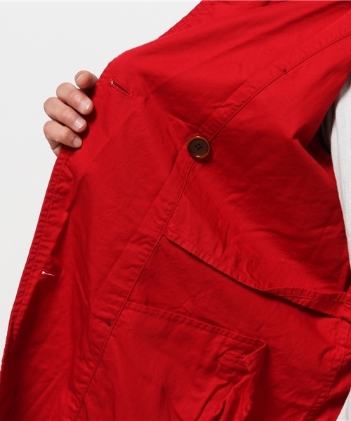 OUTLET（アウトレット）の「【BLOOM&BRANCH】TRENCHCOAT（トレンチコート・メンズ・レッド・MEDIUM）」の10枚目の写真