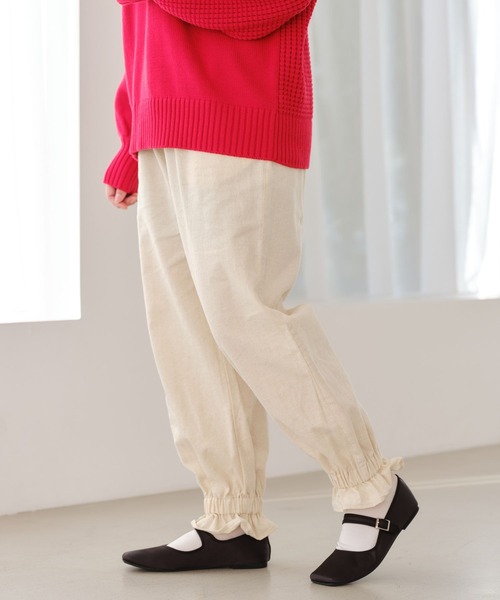 studio CLIP（スタディオクリップ）の「コットンリネン裾フリル