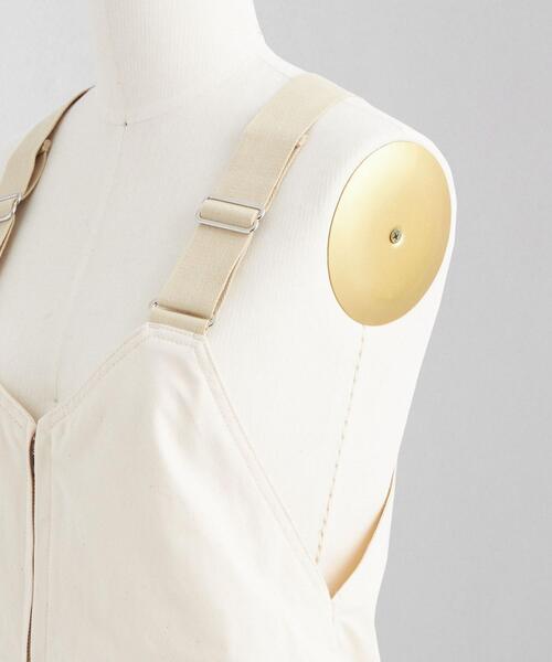 LOEFF（ロエフ）の「＜LOEFF＞TENT CLT サロペット（サロペット/オーバーオール・レディース・オフホワイト・1/0）」の9枚目の写真