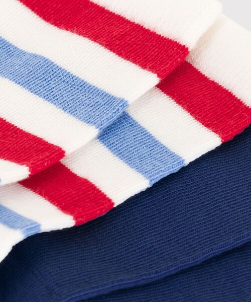 PETIT BATEAU（プチバトー）の「ソックス２枚組（ソックス/靴下・キッズ・その他・3-4Y/5-6Y/8Y-10Y/12Y-14Y）」の2枚目の写真