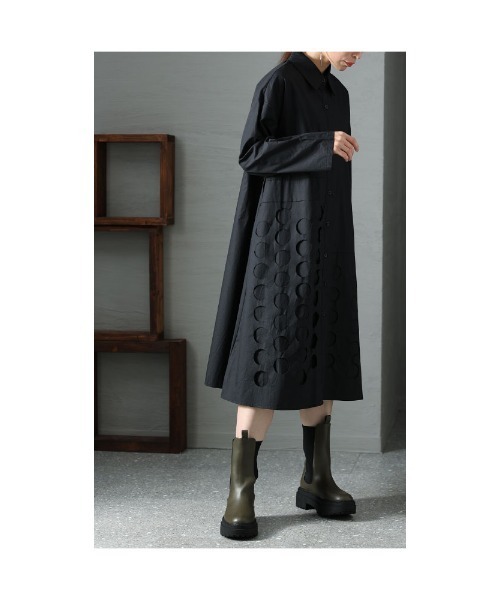 Sawa a la mode（サワアラモード）の「ドットが魅せるモードワンピース（ワンピース・レディース・グリーン/ブラック・FREE）」の7枚目の写真