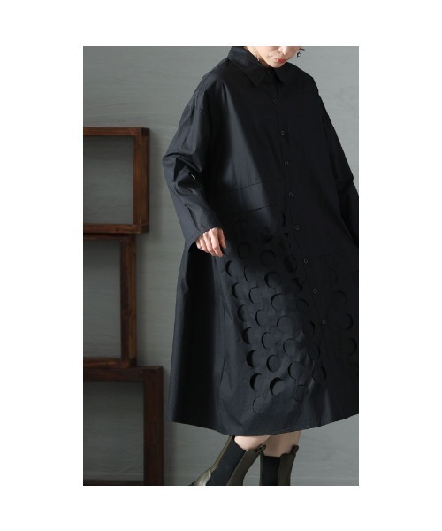 Sawa a la mode（サワアラモード）の「ドットが魅せるモードワンピース（ワンピース・レディース・グリーン/ブラック・FREE）」の14枚目の写真