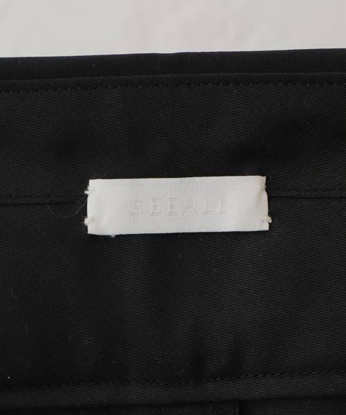 SEEALL(シーオール)の「【SEEALL/シーオール】別注 MANCHESTER パンツ(スラックス・レディース・ブラック・2/3)」の15枚目の写真