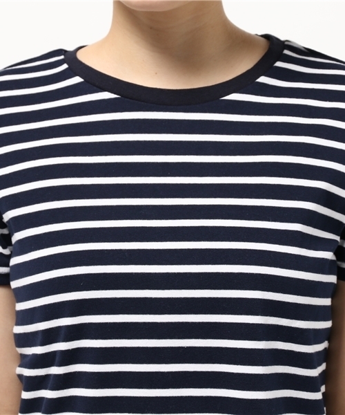 OUTLET(アウトレット)の「【Ciaopanic】裾シフォンボーダー天竺プルオーバー(Tシャツ/カットソー・レディース・ブルー/ダークブルー/グレー/ネイビー・FREE)」の8枚目の写真