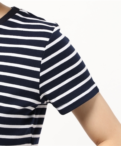 OUTLET(アウトレット)の「【Ciaopanic】裾シフォンボーダー天竺プルオーバー(Tシャツ/カットソー・レディース・ブルー/ダークブルー/グレー/ネイビー・FREE)」の9枚目の写真