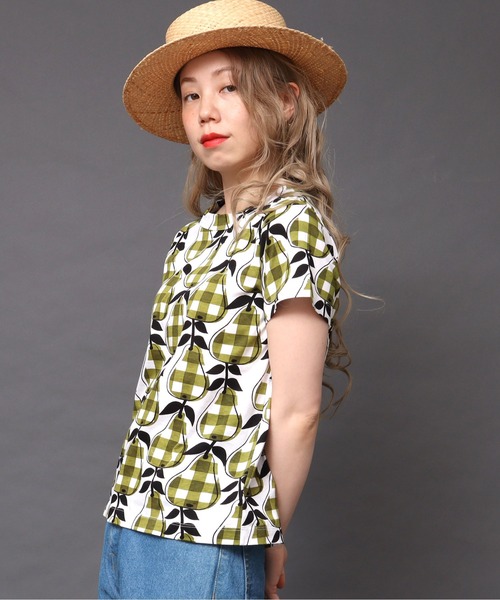 peu pres(プープレ)の「洋梨プリントTシャツ(Tシャツ/カットソー・レディース・グリーン・FREE)」の20枚目の写真