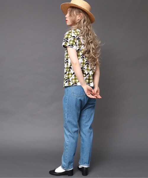 peu pres(プープレ)の「洋梨プリントTシャツ(Tシャツ/カットソー・レディース・グリーン・FREE)」の9枚目の写真