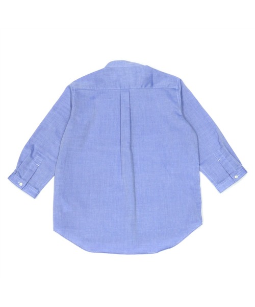 Pitta Re:)（ピッタリ）の「【Pitta Re:)】ふわっとガーゼシャツ 七分袖 綿100% レディースカジュアルシャツ（シャツ/ブラウス・レディース・ブルー・M/L/S/LL）」の2枚目の写真