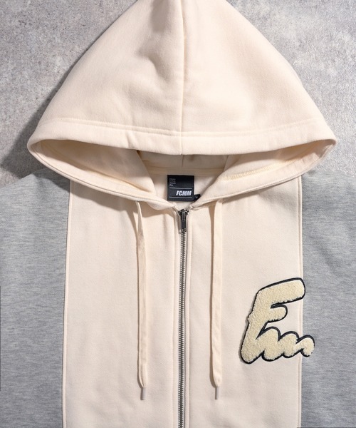 FCMM（エフシーエムエム）の「【日本限定アイテム】COLOR BLOCK PULLOVER HOODIE/カラーブロックプルオーバーフーディー（パーカー・メンズ・グレー/ネイビー/アイボリー・MEDIUM/LARGE）」の14枚目の写真