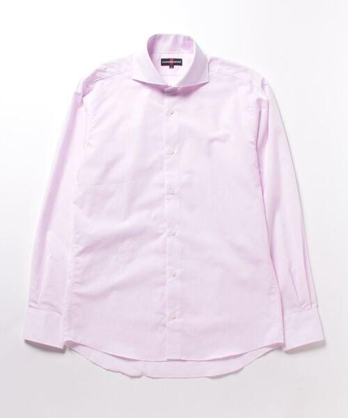 Alexander Julian（アレキサンダージュリアン）の「アレキサンダージュリアン JAPANFABRIC カッタウェイ長袖シャツ（シャツ/ブラウス・メンズ・ベージュ/ピンク系その他/サックスブルー/グレー・MEDIUM/LARGE/X-LARGE）」の5枚目の写真