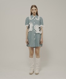 LA POMME petit ポロカラースポーツワンピース ポロカラースポーツワンピース/Polo Collar Sport One Piece