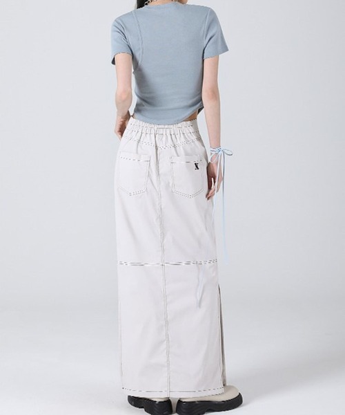 ALAND（エーランド）の「AVANDRESS／カットクロップTシャツ　2199740（Tシャツ/カットソー・レディース・ピンク/ブラック/ライトブルー/アイボリー・FREE）」の15枚目の写真