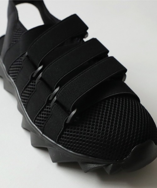 antiqua（アンティカ）の「スニーカーサンダル（サンダル・レディース・ブラック・L/M/S/LL）」の10枚目の写真