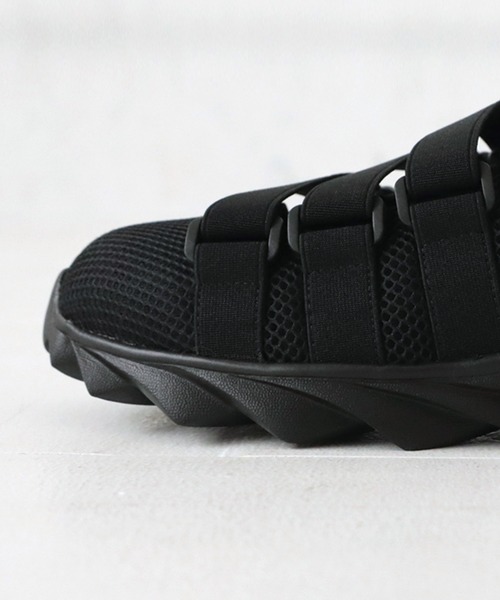 antiqua（アンティカ）の「スニーカーサンダル（サンダル・レディース・ブラック・L/M/S/LL）」の11枚目の写真
