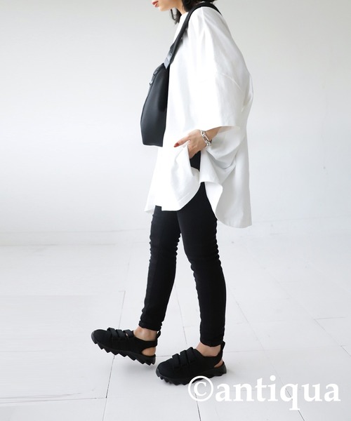 antiqua（アンティカ）の「スニーカーサンダル（サンダル・レディース・ブラック・L/M/S/LL）」の7枚目の写真