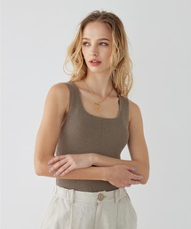ALEXIA STAM | Sleeveless Knit Bodysuit /パッドinボディスーツ(その他トップス)