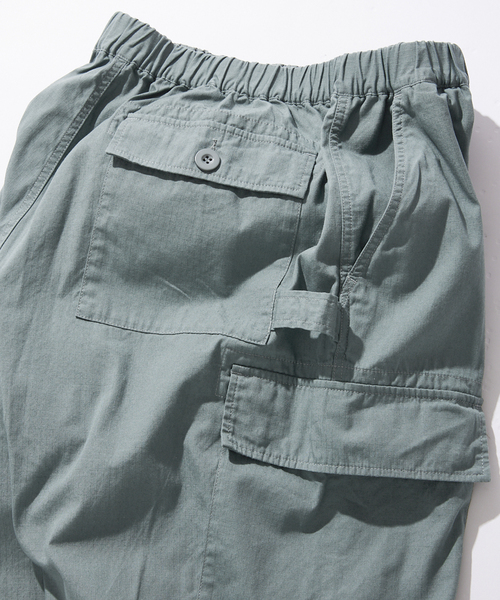 Snow Peak（スノーピーク）の「【SNOWPEAK × JOURNAL STANDARD】別注 TAKIBI LIGHT RIP  SNOW PANTS（カーゴパンツ・メンズ・カーキ/ブラック・MEDIUM/SMALL/LARGE）」の7枚目の写真