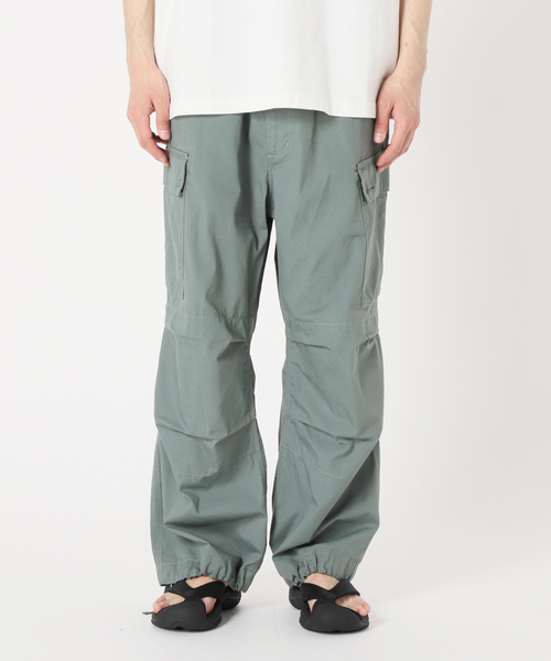 Snow Peak（スノーピーク）の「【SNOWPEAK × JOURNAL STANDARD】別注 TAKIBI LIGHT RIP  SNOW PANTS（カーゴパンツ・メンズ・カーキ/ブラック・MEDIUM/SMALL/LARGE）」の9枚目の写真