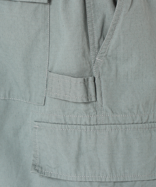 Snow Peak（スノーピーク）の「【SNOWPEAK × JOURNAL STANDARD】別注 TAKIBI LIGHT RIP  SNOW PANTS（カーゴパンツ・メンズ・カーキ/ブラック・MEDIUM/SMALL/LARGE）」の22枚目の写真