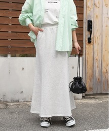 ad thie（アドティエ）の「裏毛マーメイドロングスカート（スカート）」