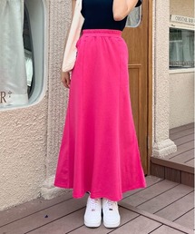 裏毛マーメイドロングスカート