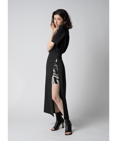 Adoon plain（アドーンプレーン）の「トライアングルネックブラウス / 半袖（シャツ/ブラウス・レディース・ホワイト/ブラック/ライトベージュ・FREE）」の22枚目の写真