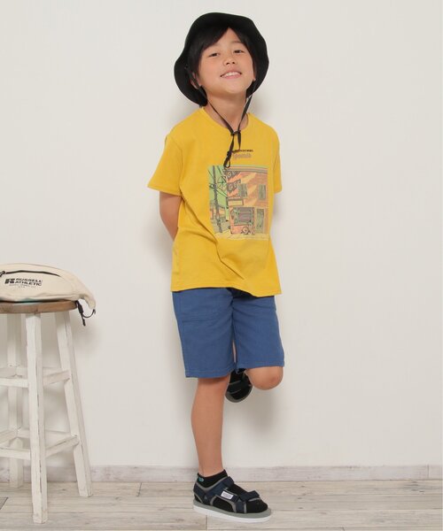 ikka(イッカ)の「ビンテージグラフィックTシャツ(120~160cm)(Tシャツ/カットソー・キッズ・オフホワイト/マスタード・120/130/140/150/160)」の17枚目の写真
