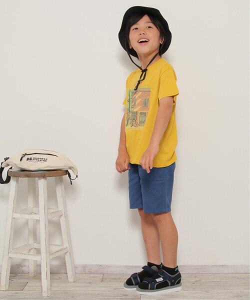ikka(イッカ)の「ビンテージグラフィックTシャツ(120~160cm)(Tシャツ/カットソー・キッズ・オフホワイト/マスタード・120/130/140/150/160)」の9枚目の写真
