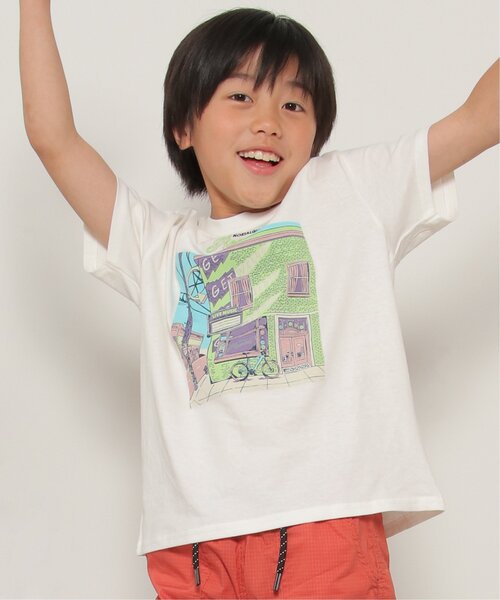 ikka(イッカ)の「ビンテージグラフィックTシャツ(120~160cm)(Tシャツ/カットソー・キッズ・オフホワイト/マスタード・120/130/140/150/160)」の11枚目の写真