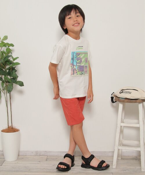 ikka(イッカ)の「ビンテージグラフィックTシャツ(120~160cm)(Tシャツ/カットソー・キッズ・オフホワイト/マスタード・120/130/140/150/160)」の13枚目の写真