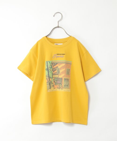 ikka(イッカ)の「ビンテージグラフィックTシャツ(120~160cm)(Tシャツ/カットソー・キッズ・オフホワイト/マスタード・120/130/140/150/160)」の6枚目の写真