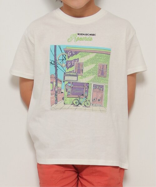 ikka(イッカ)の「ビンテージグラフィックTシャツ(120~160cm)(Tシャツ/カットソー・キッズ・オフホワイト/マスタード・120/130/140/150/160)」の19枚目の写真
