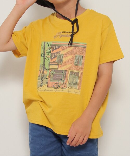 ikka(イッカ)の「ビンテージグラフィックTシャツ(120~160cm)(Tシャツ/カットソー・キッズ・オフホワイト/マスタード・120/130/140/150/160)」の20枚目の写真