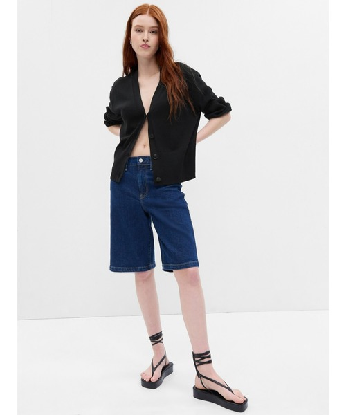 GAP（ギャップ）の「リネン混 ボーイフレンドカーディガン（カーディガン/ボレロ・レディース・ブラック/ベージュ/ホワイト・XS/S/M/L/XL/XXS）」の6枚目の写真