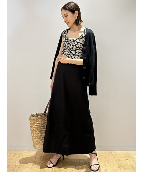 GAP（ギャップ）の「リネン混 ボーイフレンドカーディガン（カーディガン/ボレロ・レディース・ブラック/ベージュ/ホワイト・XS/S/M/L/XL/XXS）」の9枚目の写真