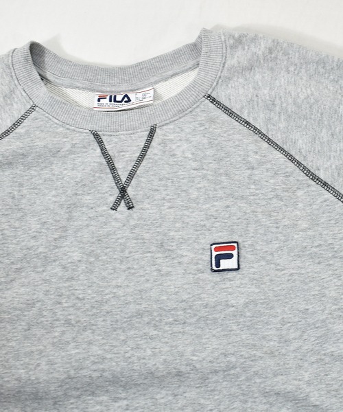 FILA(フィラ)の「【ヴィンテージ古着】FILA / フィラ 前V ロゴ刺繍 クルーネックスウェット(スウェット・メンズ・グレー・XX-LARGE)」の6枚目の写真