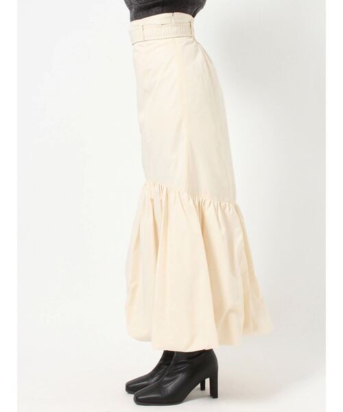 dazzlin（ダズリン）の「ワークベルトバルーンスカート（スカート・レディース・ネイビー/ブラウン/アイボリー・SMALL/MEDIUM）」の9枚目の写真