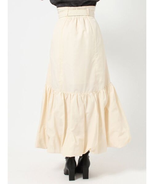 dazzlin（ダズリン）の「ワークベルトバルーンスカート（スカート・レディース・ネイビー/ブラウン/アイボリー・SMALL/MEDIUM）」の10枚目の写真